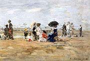 Trouville Beach Scene